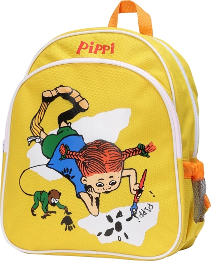 Rucsac pentru copii Pippi Șosețica galben