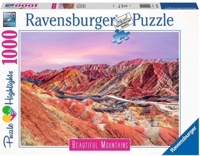 Puzzle 1000 piese Munții Curcubeu