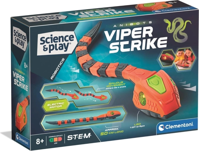 Șarpe robotic CLEMENTONI Science & Play Robotics Viper Strike