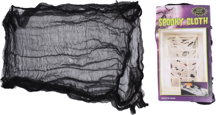 Decorațiune Halloween – draperie sau față de masă 72 × 190 cm, neagră