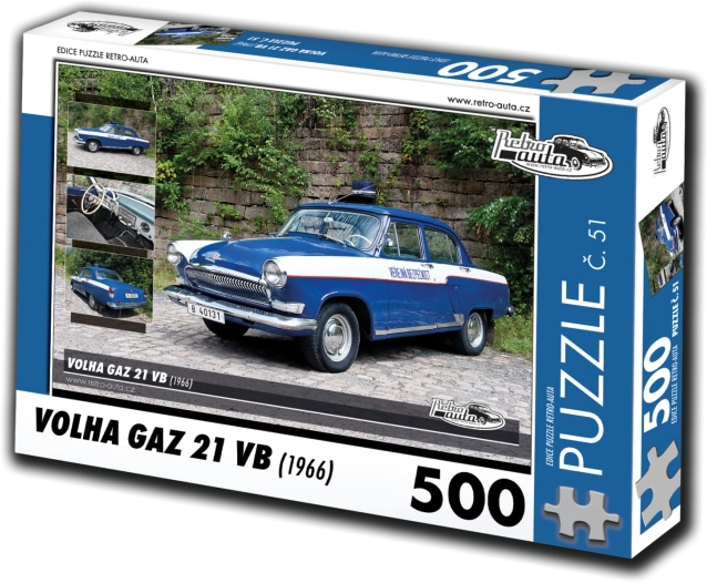 Puzzle RETRO-AUTA Volha Gaz 21 VB 1966, 500 piese