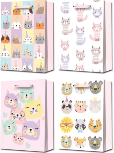 Pungă cadou XL cu motiv animal