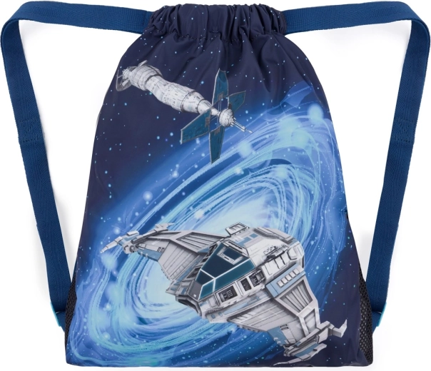 Săculeț școlar Bagmaster pentru gustare și sport lumi 24 d – navă spațială