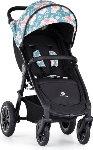 Cărucior sport Petite&Mars Street+ Air Black, ediție limitată 100 Roses