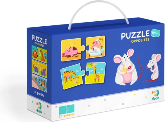 Puzzle DODO Opuse pentru copii 12 perechi