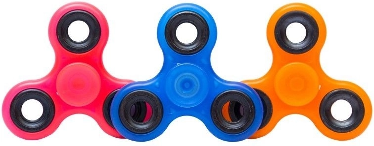 Fidget spinner fluorescent 7,5 cm - 1 bucată