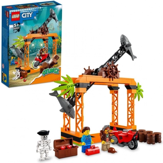 Provocarea cascadoriilor cu rechini LEGO City