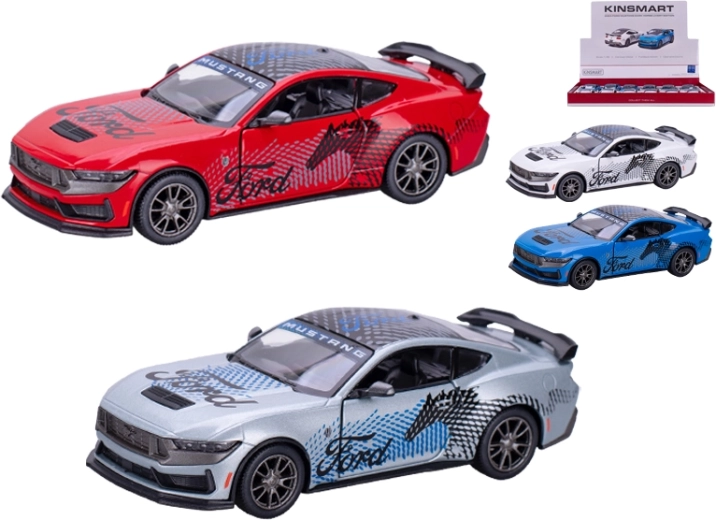 Kinsmart Ford Mustang Dark Horse livery model metalic 1:38