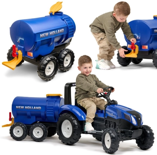 Falk remorcă cisternă cu robinet NEW HOLLAND – albastră