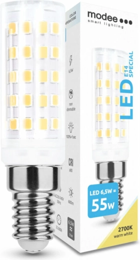 Bec LED Modee Special Ceramic 6,5 W E14, 680 lm, alb cald