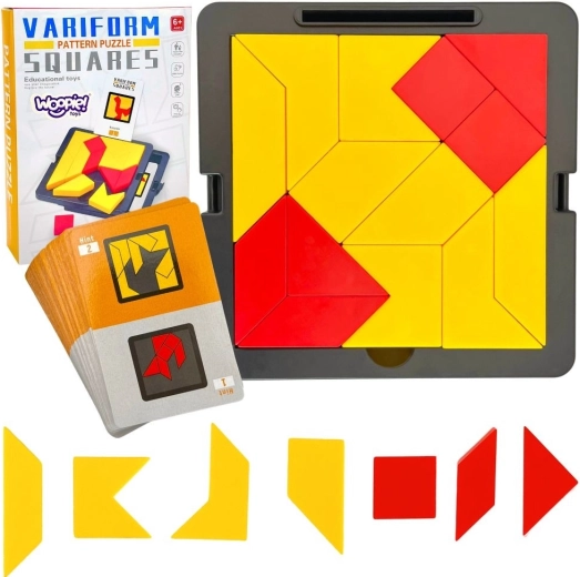 Joc logic tangram de buzunar WOOPIE