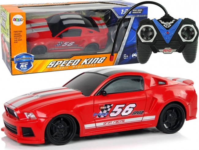 Mașină sport R/C 1:24 Racing geamuri roșii fumurii