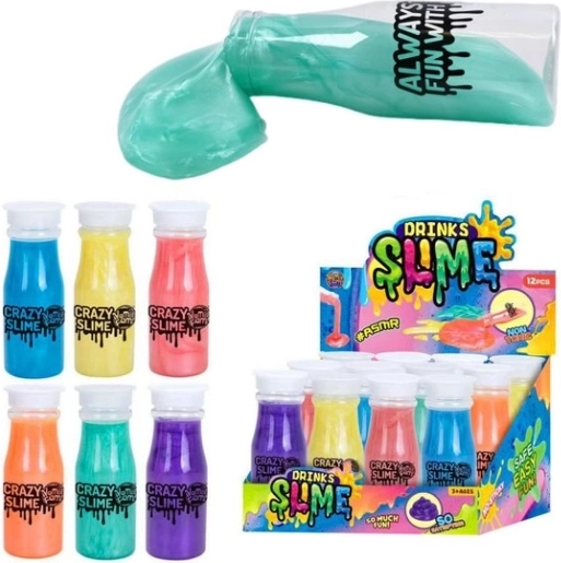 Slime cu sclipici în sticlă 180 g