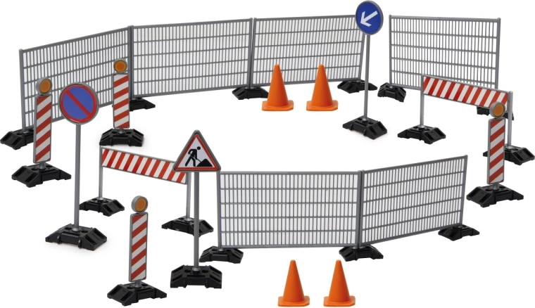 Set de accesorii pentru șantier Jamara 1:20 (38 de piese)