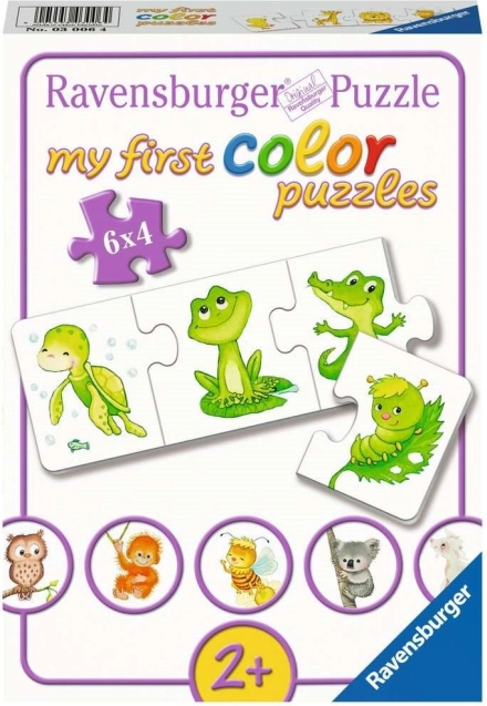 Primele mele puzzle-uri Animăluțe Colorate