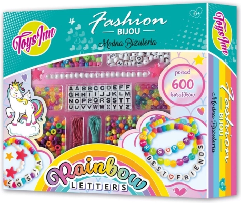 Rainbow Letters set de mărgele cu litere