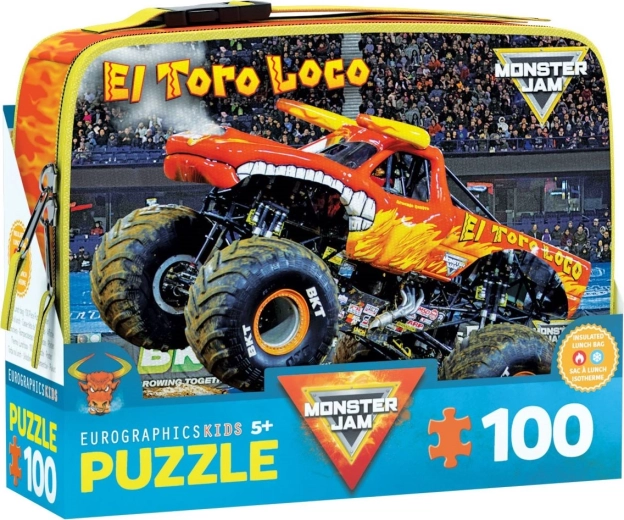 Puzzle în cutie El Toro Loco Monster Jam 100 piese
