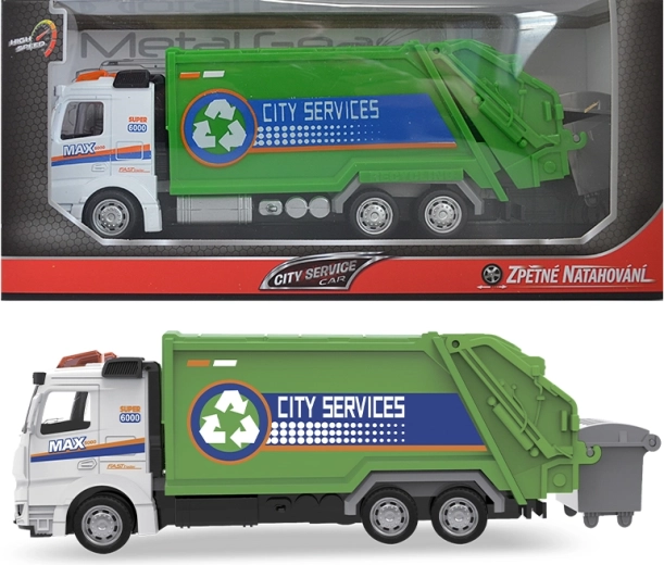 City Service Car camion de gunoi 1:43