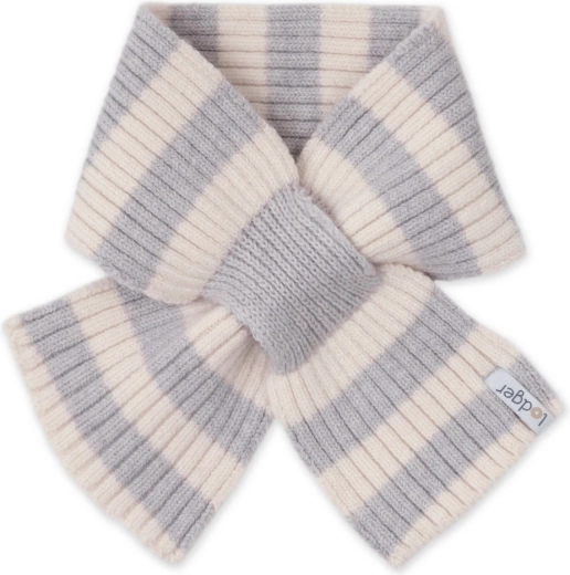 Fular merino pentru copii Lodger stripe storm