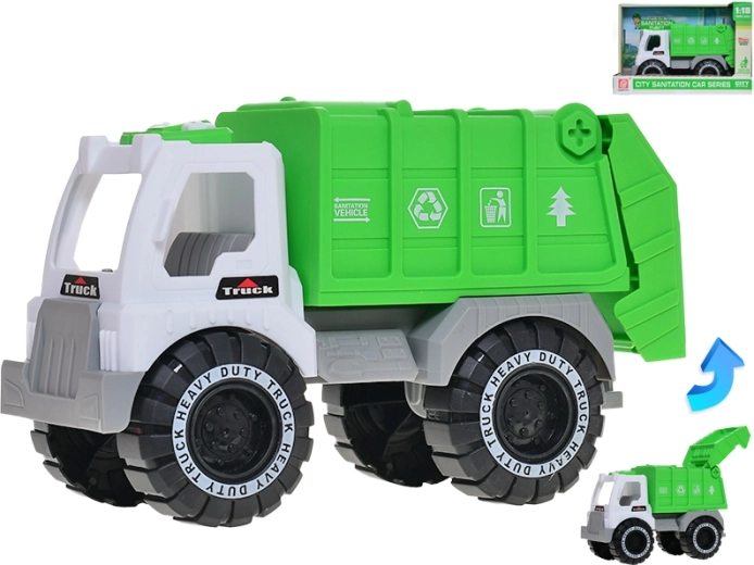 Mașină de gunoi 21,5 cm cu mers liber
