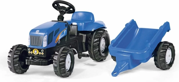Tractor cu pedale New Holland cu remorcă