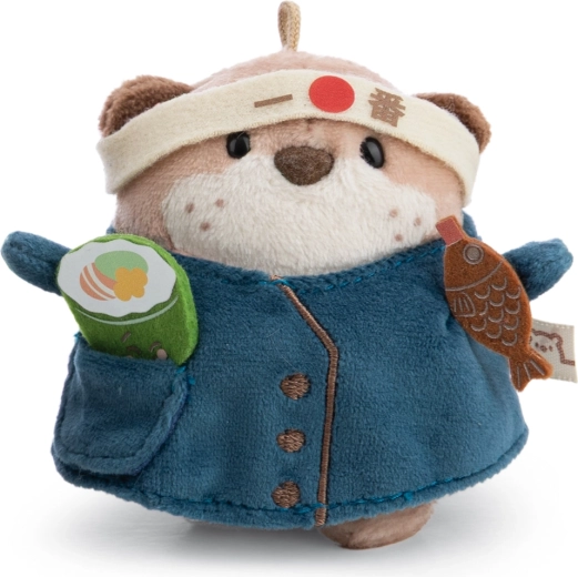 NICI MyMochi vidra Jiro 8 cm cu sushi și costum de bucătar în ambalaj cadou