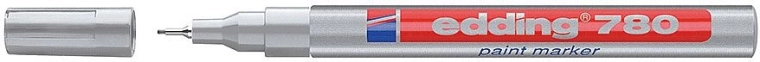 Marker lăcuit argintiu Edding 780, 0,8 mm