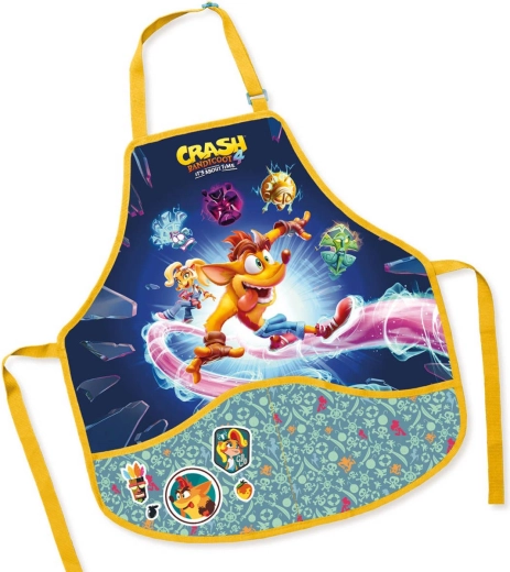 Șorț de lucru pentru copii Crash Bandicoot 50 × 55 cm