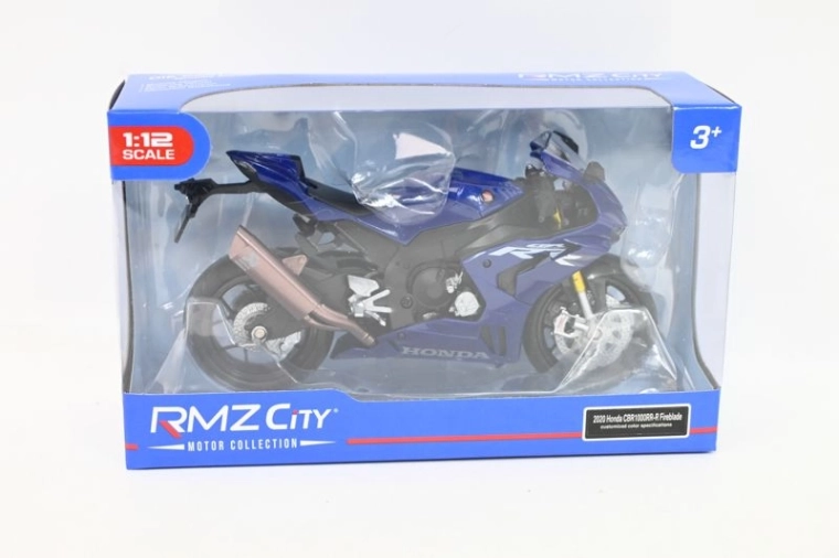 RMZ Hobby model motocicletă Honda CBR1000 Fireblade albastră 1:12