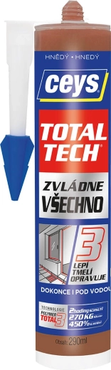 Adeziv și etanșant universal 290 ml maro CEYS TOTAL TECH