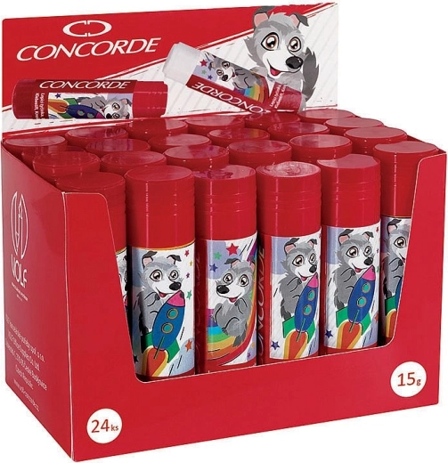 Lipici solid CONCORDE Volfík 15 g, mix de modele