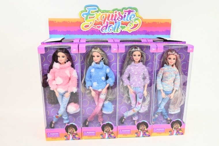 Păpușă în haine călduroase (12 buc. în display)