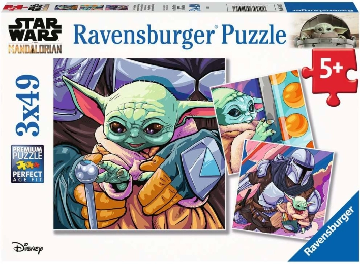 Ravensburger puzzle STAR WARS: The Mandalorian 3×49 piese