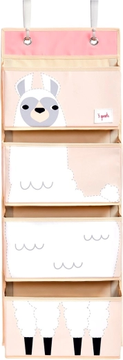 3 Sprouts organizator suspendat Llama alb