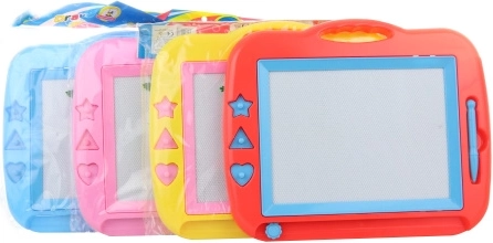 Tăbliță de desen din plastic cu ștampile 35 × 29 cm