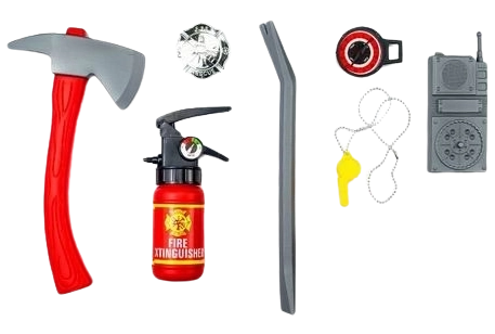 Set de pompieri pentru copii – 7 piese