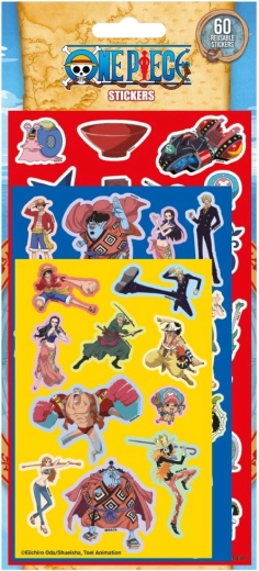Set de autocolante One Piece (60 buc.)