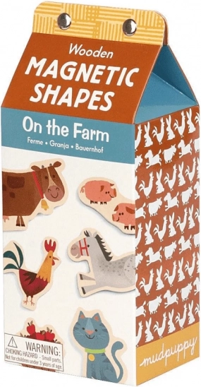 Mudpuppy set magnetic din lemn La fermă