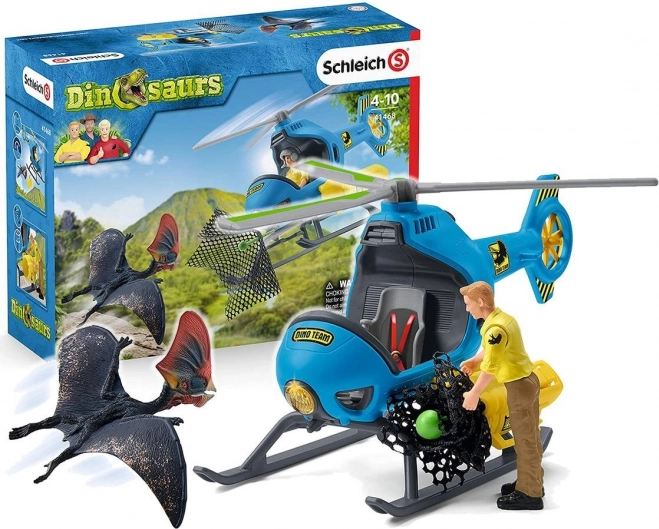 Schleich dinosaurs elicopter atac aerian 41468