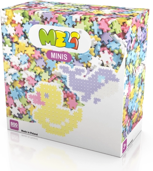 Set de construcție MELI Minis Pastel 800 piese