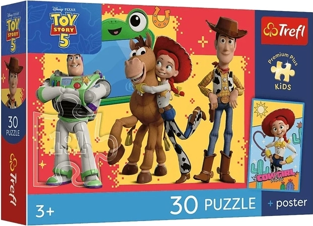 Puzzle Premium Plus Kids Toy Story – povestea jucăriilor, 30 de piese