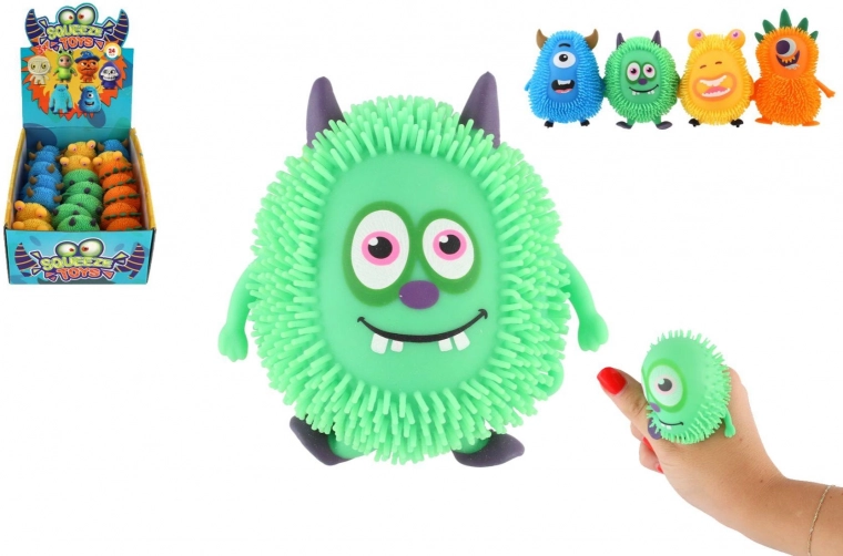 Monstruleț antistres din silicon, extensibil și de strâns, 9 cm