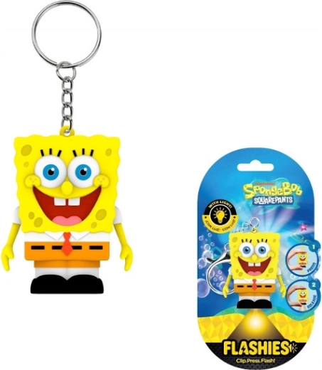 Breloc SpongeBob cu lanternă LED