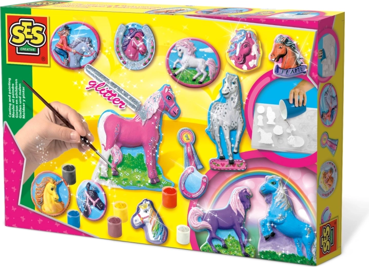 Turnare și pictare cai fantasy