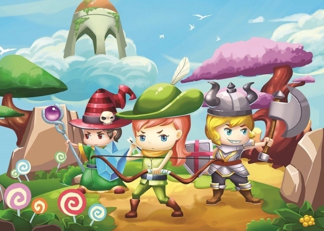 Puzzle Trei mici eroi 50 de piese