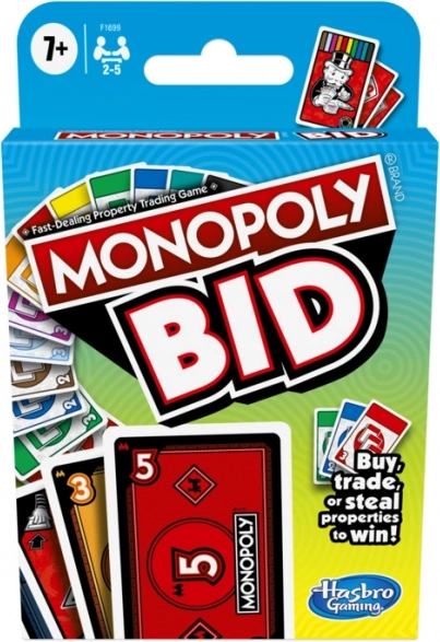 Monopoly Bid joc de cărți