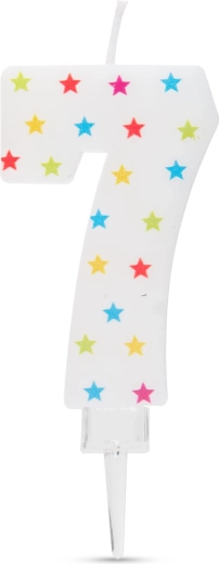 Lumânare pentru tort cu cifra 7