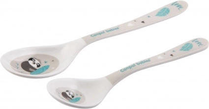 Canpol babies Linguri din melamină EXOTIC ANIMALS 2 buc gri