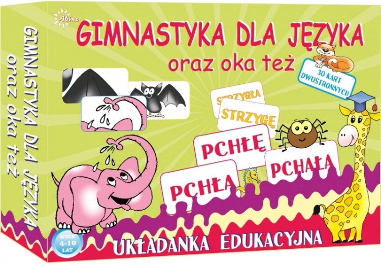 Gimnastyka dla języka – joc logopedic și de memorie pentru copii