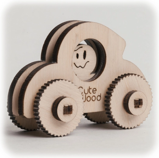 Cutewood puzzle 3D din lemn mini gândac
